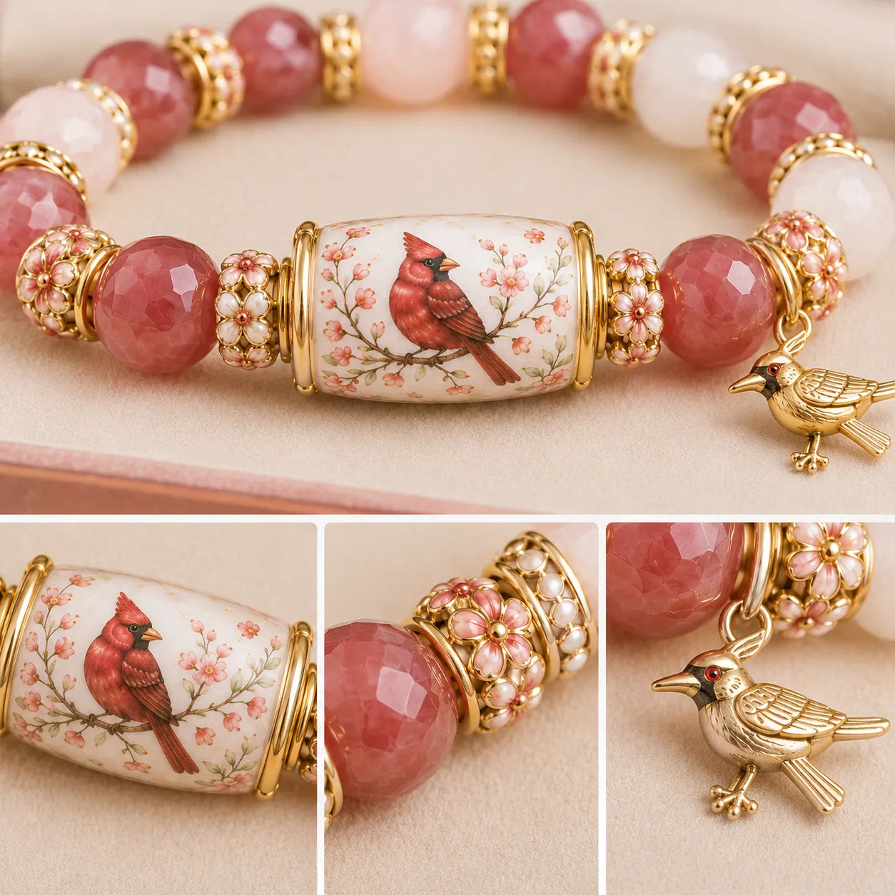 ❤️ LOVE, REMEMBRANCE & CARDINAL BLESSINGS 🐦 | 2026 LIMITED EDITION BRACELET - Only 18 Left-TOP1