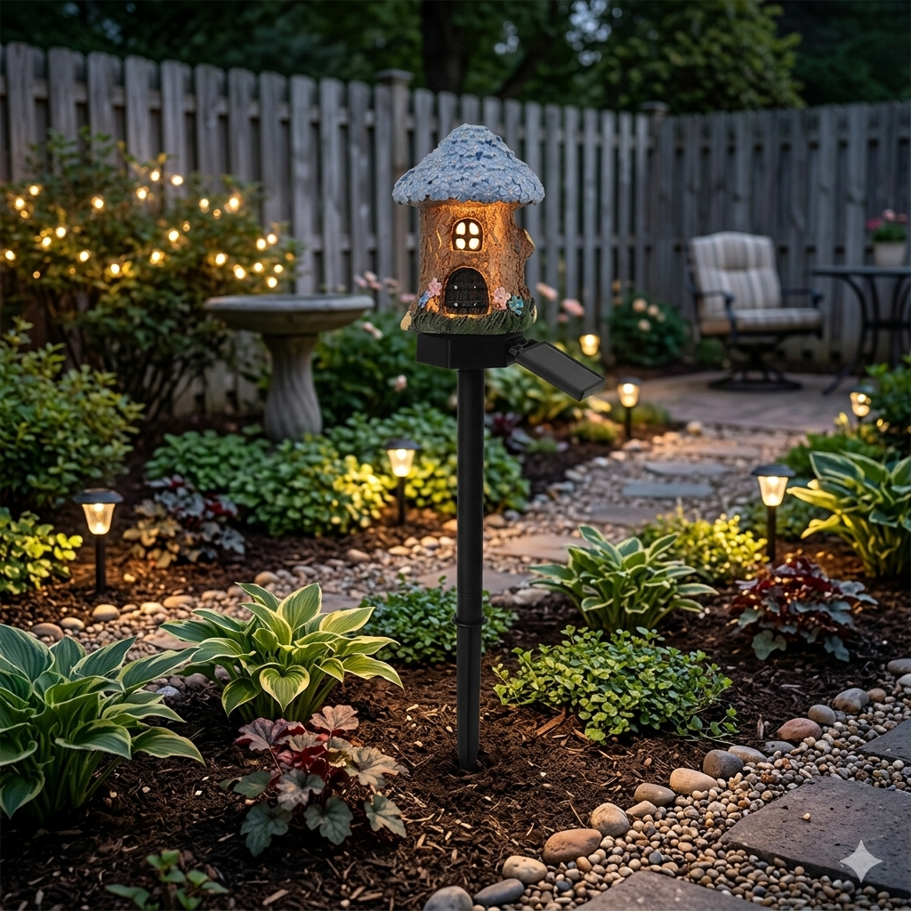 ☀️🔥Solar Fairy-Tale Mushroom Cottage Garden Light🔥-Elite