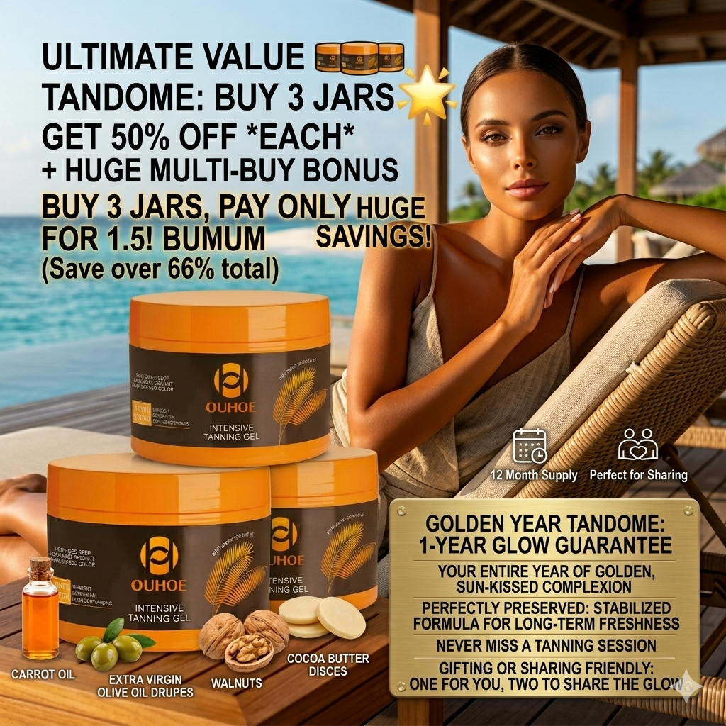 ☀️SUMMER BIG SALE 50% OFF⛱️Luxury Intensive Tanning Gel💖-edition