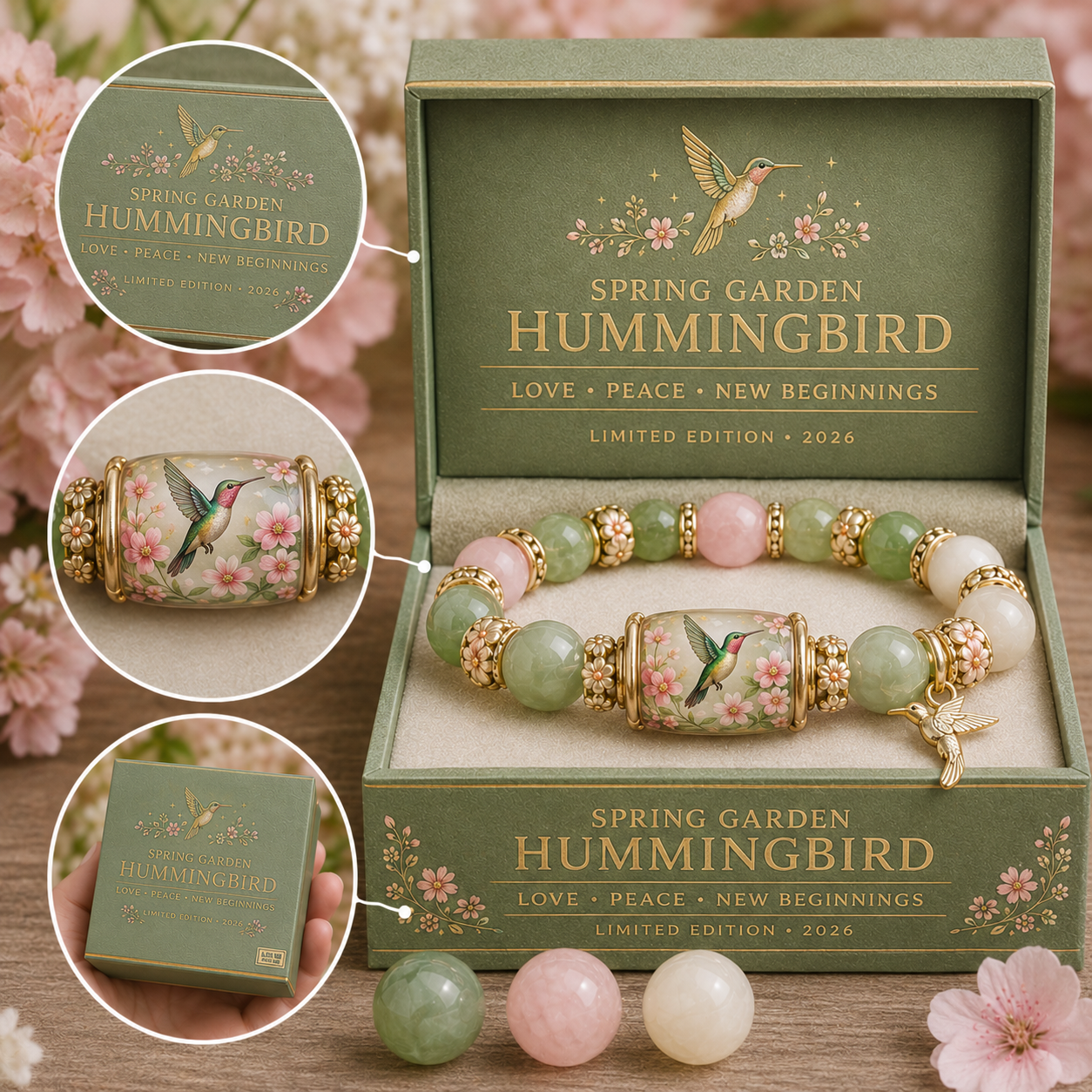 🌿 Love, Peace & Summer Blessings 💖 | 2026 Limited Edition Bracelet - Only 11 Left-TOP1