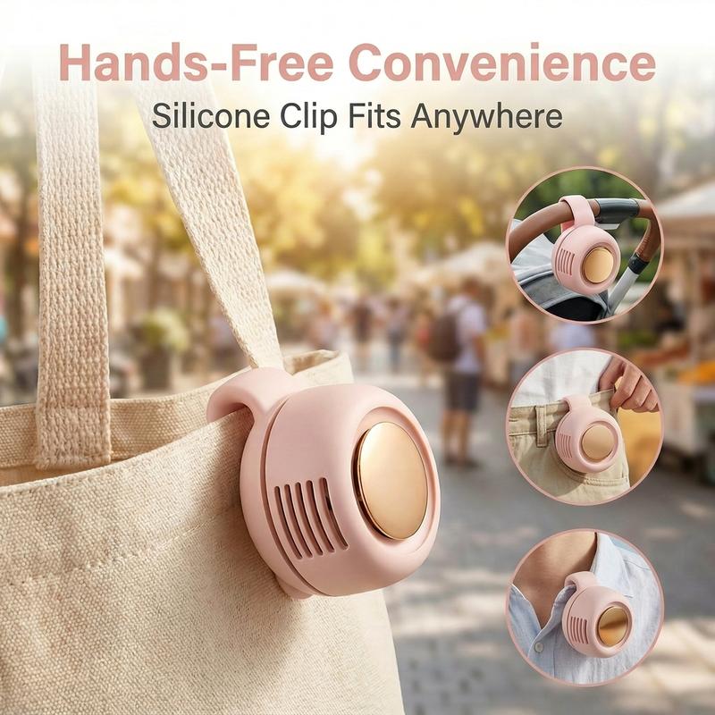 🔥💥Portable Silent Mini Bladeless Electric Fan. Ideal for outdoor travel,Perfect Gift-Finds