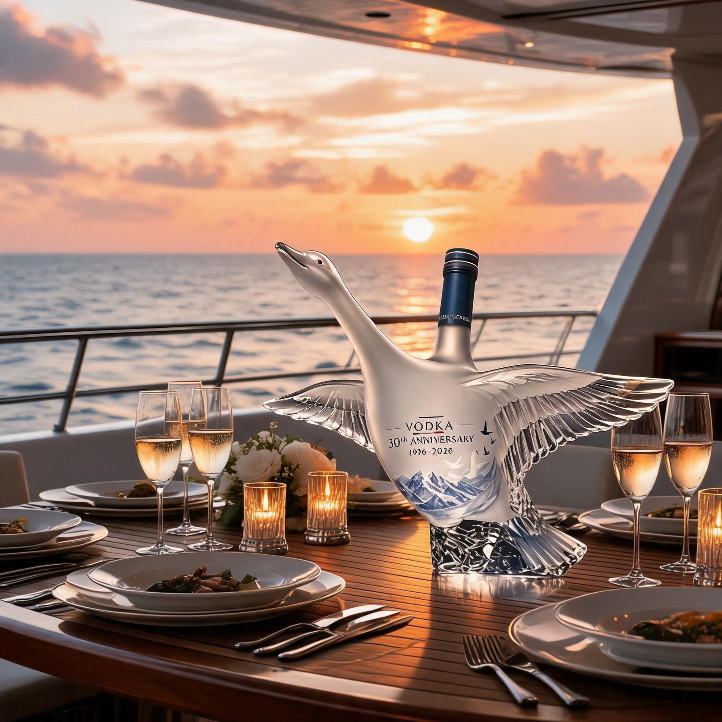 🎁 Father’s Day 49% OFF - Grey Goose 30th Anniversary Swan Bottle 🦢🥃-Viral