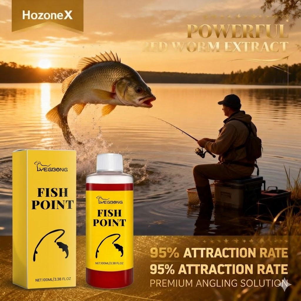 🎣 Concentrated Fish Attractant Liquid |🐟Fast-Acting Red Worm Formula-Rush