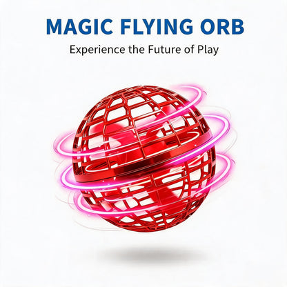 🚀 Levitating Induction Flying Ball – Smart Glow Gyro for Fingertip Play – LED Mini Drone Toy for Kids & Adults ✨-Viral