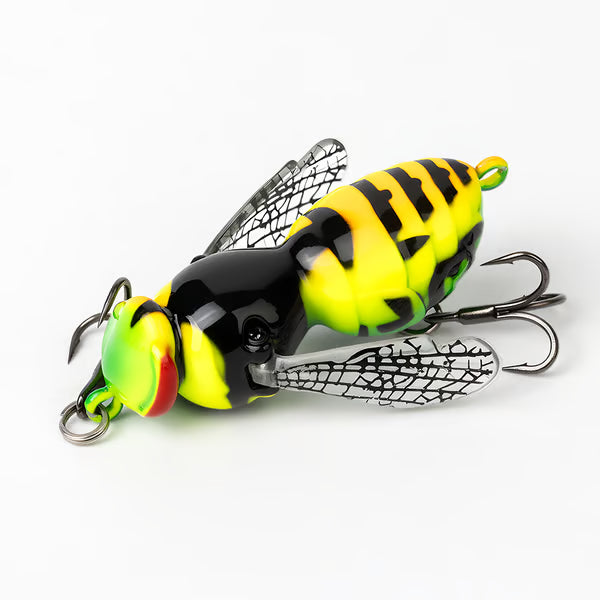 🔥 Last Day 49% OFF – 🐝 Bionic Wasp Topwater Lure That Triggers Explosive Strikes-Curated