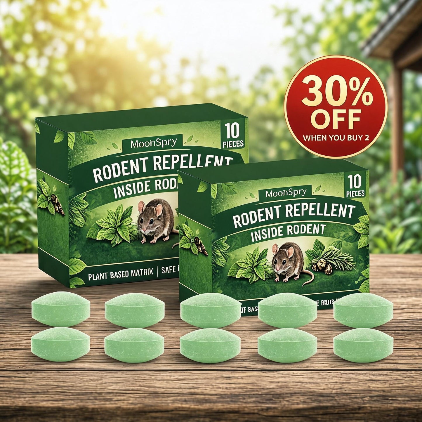 💥 LAST DAY SALE 50%OFF 💥 🐀 10-Pack Popular Natural Rodent Repellent Balls-Viral