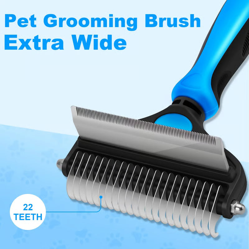 ⏰LAST DAY SALE: 🔥Dual-Sided Pet Grooming Comb for Dogs & Cats -TY