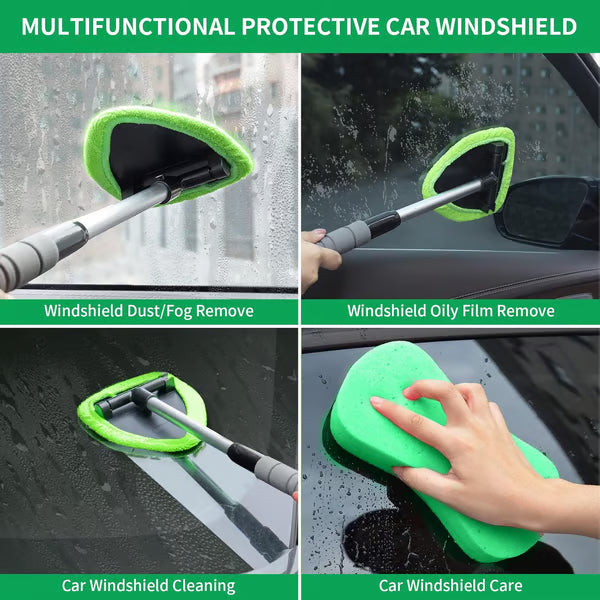 🔥 Windshield Cleaning Tool, Microfiber Car Window Cleaner-OA