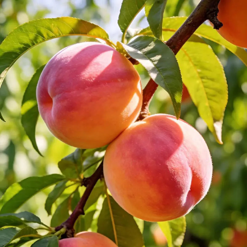 🍑The Ultimate Backyard Peach Duo: Giant Juicy Variety - Begin Your Home Orchard Journey Today -Bestseller