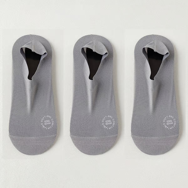 🔥6-Pair Invisible Grip Socks Pack 🧦 – Breathable Low-Cut Anti-Slip Sweat-Absorbing Design-Rush