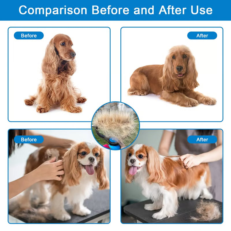 ⏰LAST DAY SALE: 🔥Dual-Sided Pet Grooming Comb for Dogs & Cats -TY