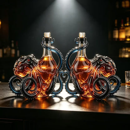 🎁 Father’s Day 49% OFF - The Kraken Rum Edition 3D Octopus Bottle 🐙🥃 -Bestseller