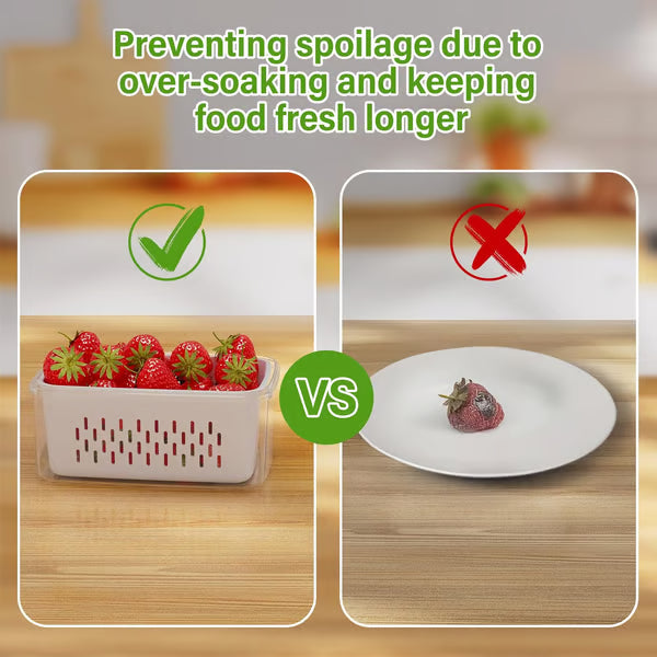 🧊 Food Storage Containers for Refrigerator Organization (2Pcs) -Bestseller