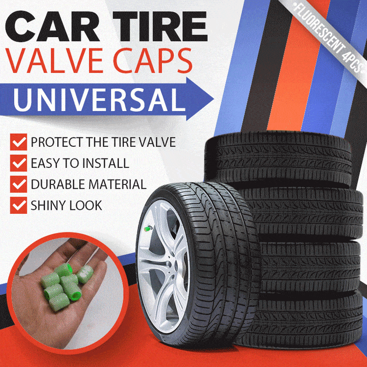 🎁Last Day Promotion 🔥🚗Glow-in-the-Dark Tire Caps 💡 - ZZZ