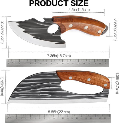 🔥Forged Butcher Knife Set -Bestseller