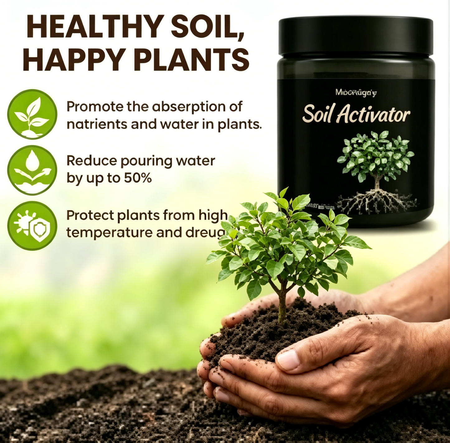 ⏰Last day Promotion🔥🏆75K+ SOLD! 🌳Soil Pro Activator-Viral
