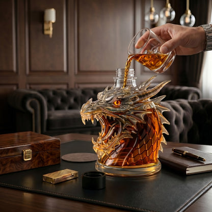 🎁🔥Father’s Day 49% OFF - Luxury Dragon Art Wine Bottle🐉✨-Viral