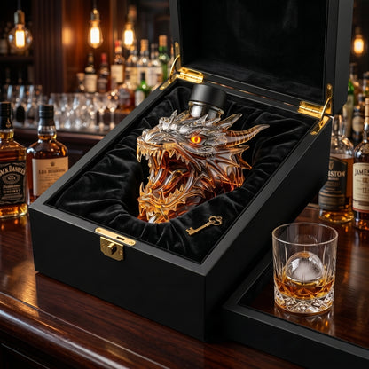 🎁🔥Father’s Day 49% OFF - Luxury Dragon Art Wine Bottle🐉✨-Viral