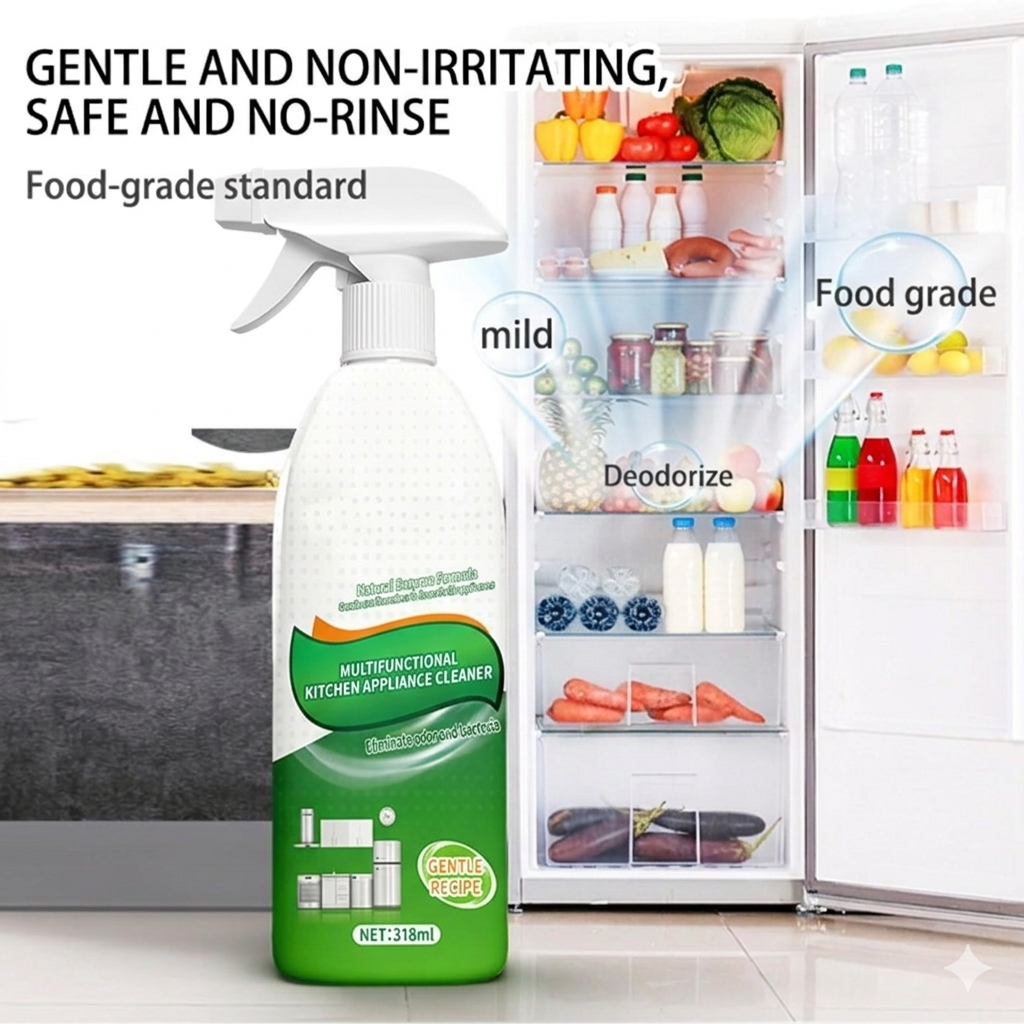 ✨👨‍🍳Dissolves Baked-On Grease in Seconds! 🌿💥The Internet's Favorite Kitchen Cleaner! 🛒-Elite
