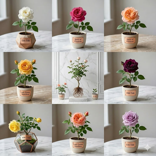 🏡 All-In-One Garden Starter: 8 Robust Climbing Roses 🚀🏡🇺🇸  -TY