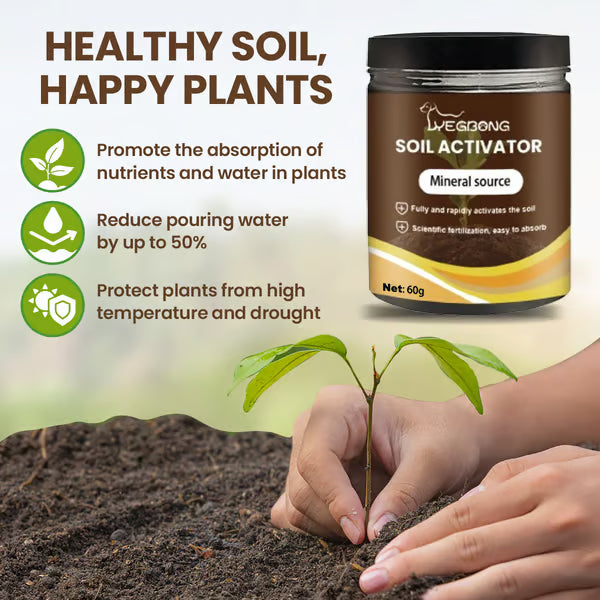 The "Secret" Your Plants Are Begging You For—It's Not Fertilizer! 🌿🌳Soil Pro Activator -TY