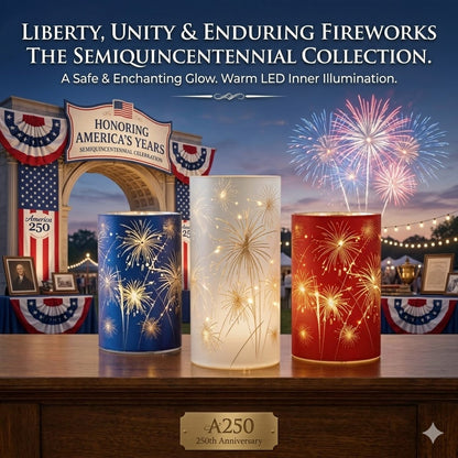 🎆🗽Celebrate America 250: Limited Edition Red, White & Blue Firework Lanterns 🇺🇸✨-TOP1