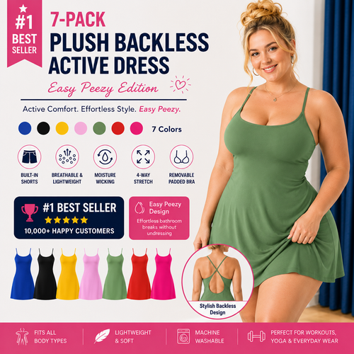 🌸 The Easy Peezy Active Dress — Made to Flatter Every Body Type 💖✨-TOP1