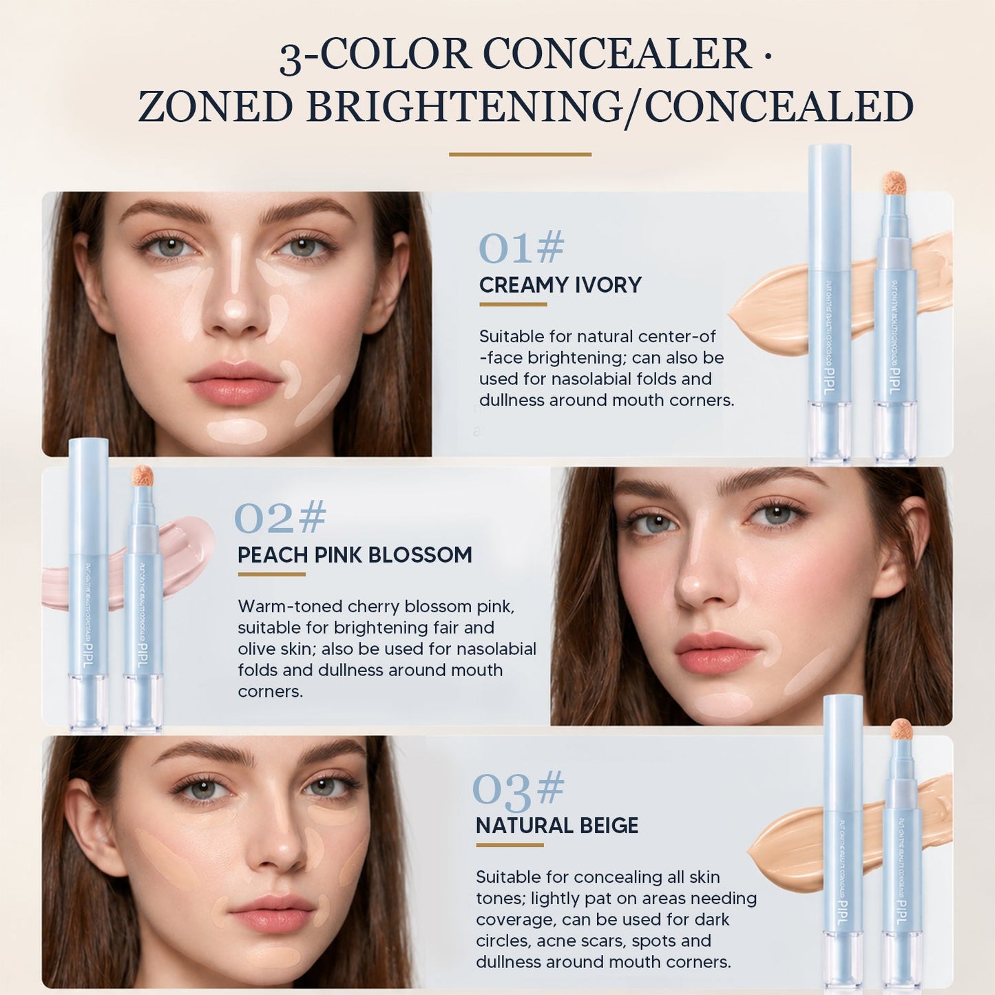 ⏱️ Flawless 24-Hour Wear: Long-Lasting Concealer Pen 💧-Viral
