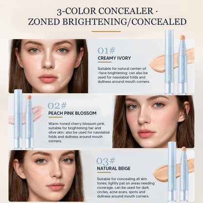 ⏱️ Flawless 24-Hour Wear: Long-Lasting Concealer Pen 💧-Viral