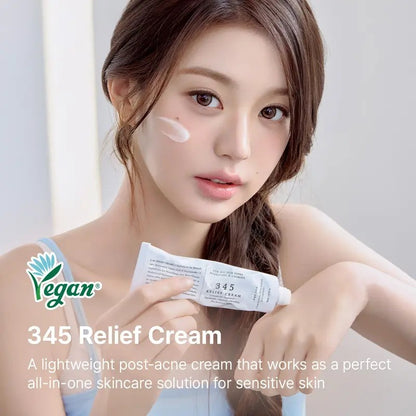 🏆35K+ SOLD✨345 Relief Cream – All-in-One Soothing Moisturizer for Sensitive & Acne-Prone Skin -ZZZ