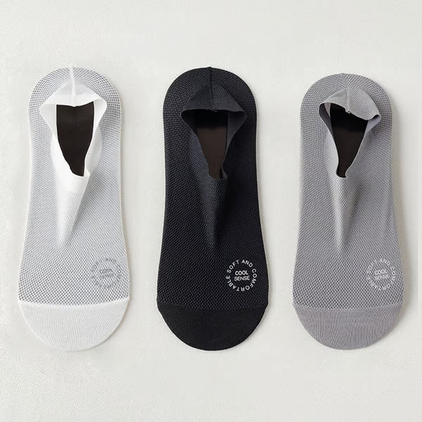 🔥6-Pair Invisible Grip Socks Pack 🧦 – Breathable Low-Cut Anti-Slip Sweat-Absorbing Design-Rush