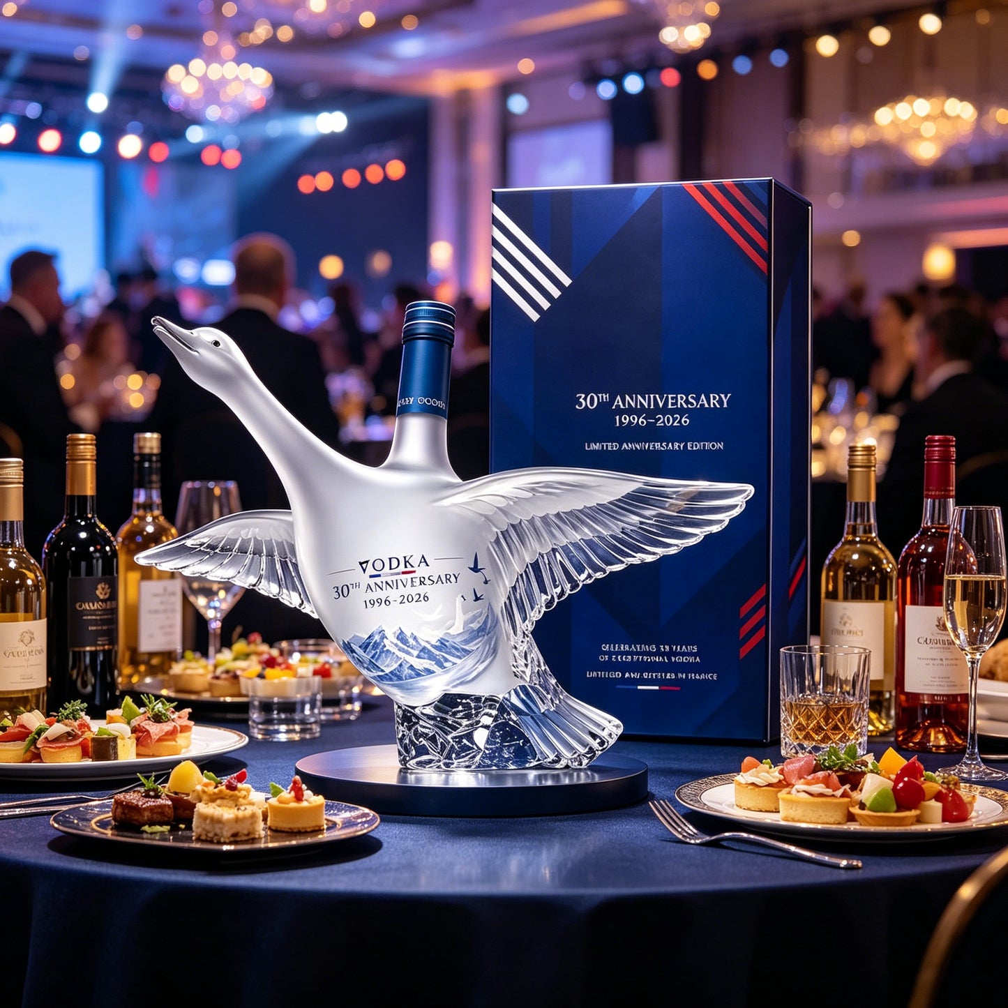 🎁 Father’s Day 49% OFF - Grey Goose 30th Anniversary Swan Bottle 🦢🥃-Viral