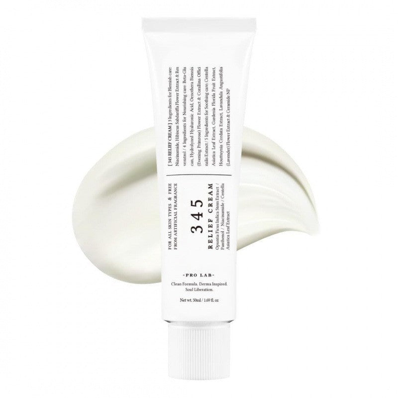 🏆35K+ SOLD✨345 Relief Cream – All-in-One Soothing Moisturizer for Sensitive & Acne-Prone Skin -ZZZ