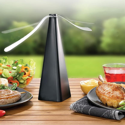 The Bug Fan, Fly Deterrent with Holographic Blades to Clear Bugs-Rush