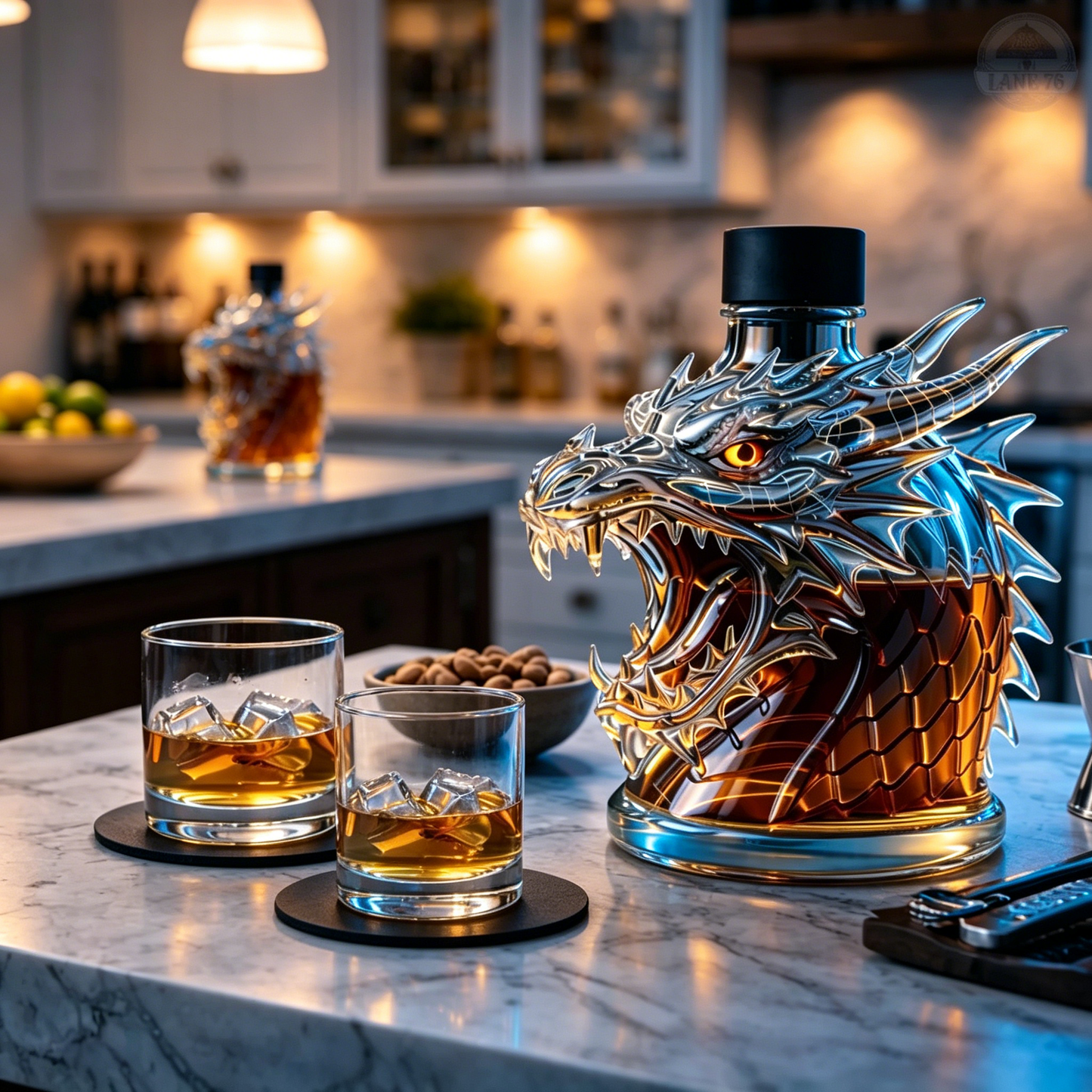 🎁🔥Father’s Day 49% OFF - Luxury Dragon Art Wine Bottle🐉✨-Viral