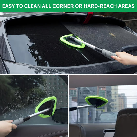 🔥 Windshield Cleaning Tool, Microfiber Car Window Cleaner-OA