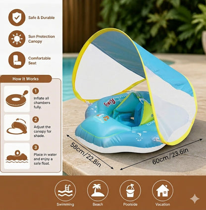 ☀️ The Ultimate Safe & Sun-Proof Baby Float! A Summer Must-Have for Millions of Moms! 👶💦-TOP1