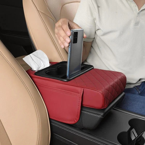 Multifunctional PU Leather Car Armrest Box Mataa -Bestseller