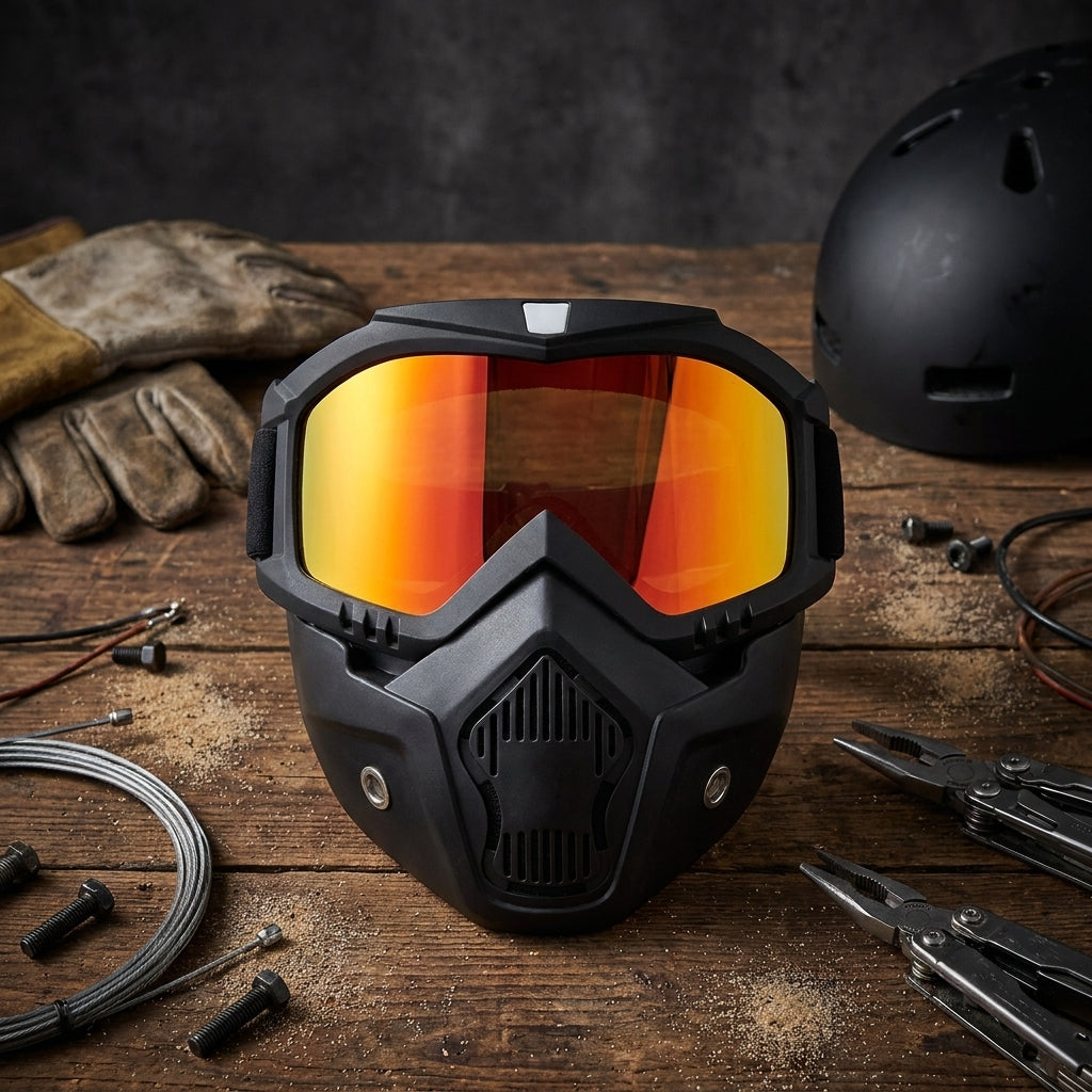 🔥💥Outdoor wind and sand resistant UV mask, suitable for skiing and cycling, welding and cutting specific mask-Finds