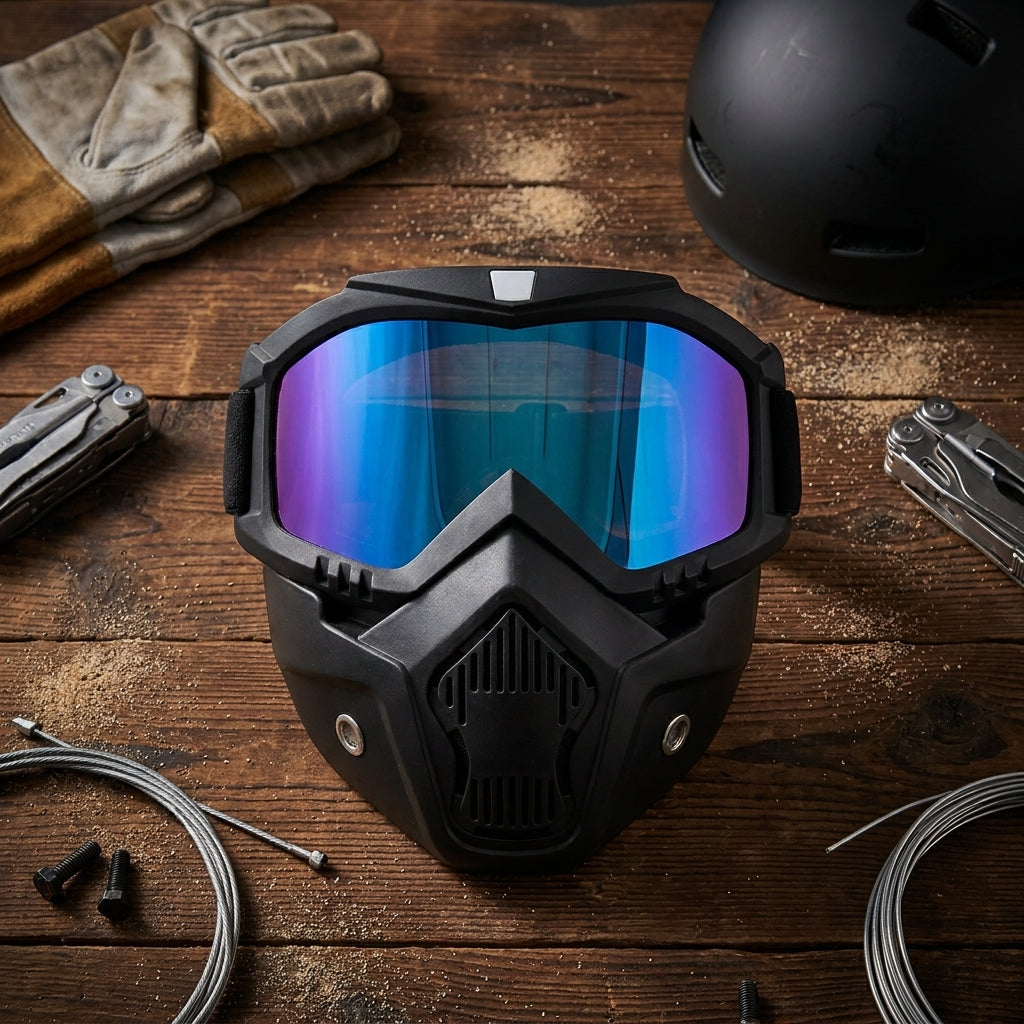 🔥💥Outdoor wind and sand resistant UV mask, suitable for skiing and cycling, welding and cutting specific mask-Finds