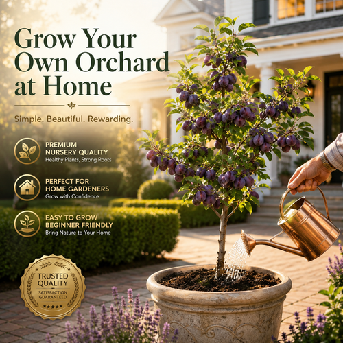 🌱Premium Purple Harvest: High-Yield Heirloom Plum Collection - Your Private Orchard Success Starts Here-KKK
