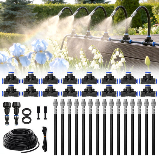 Drip Irrigation Kit with 360° Flexible Hose-OA