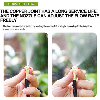 Drip Irrigation Kit with 360° Flexible Hose-OA