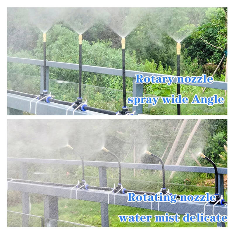 Drip Irrigation Kit with 360° Flexible Hose-OA