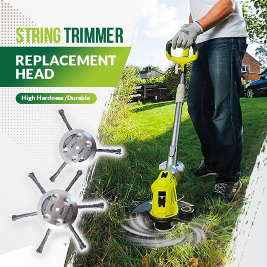 Heavy-Duty Steel Wire Trimmer Head for Cordless Weed Trimmers-OA