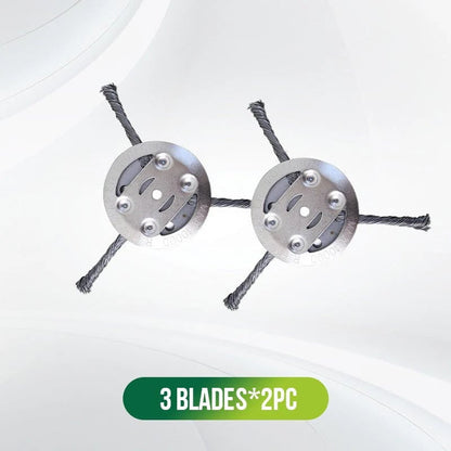Heavy-Duty Steel Wire Trimmer Head for Cordless Weed Trimmers-OA