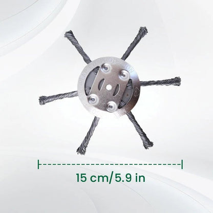 Heavy-Duty Steel Wire Trimmer Head for Cordless Weed Trimmers-OA