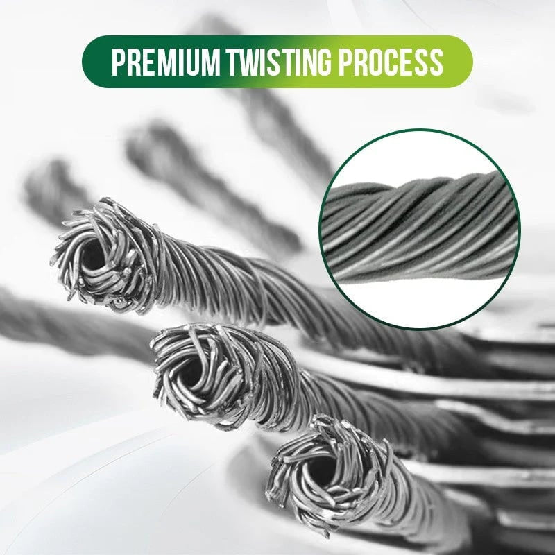 Heavy-Duty Steel Wire Trimmer Head for Cordless Weed Trimmers-OA