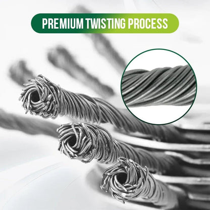 Heavy-Duty Steel Wire Trimmer Head for Cordless Weed Trimmers-OA