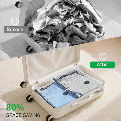 Cordless Travel Vacuum Storage Compression Bag Set-Rush